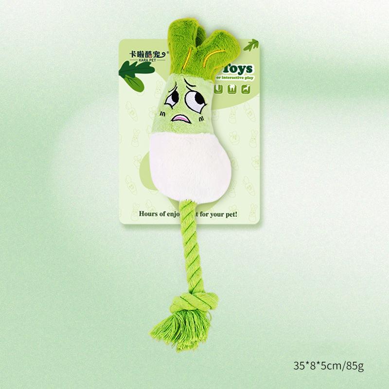 Custom Logo Chew Rope Plush Squeaky Pet Product Supplier Toys for Dogs