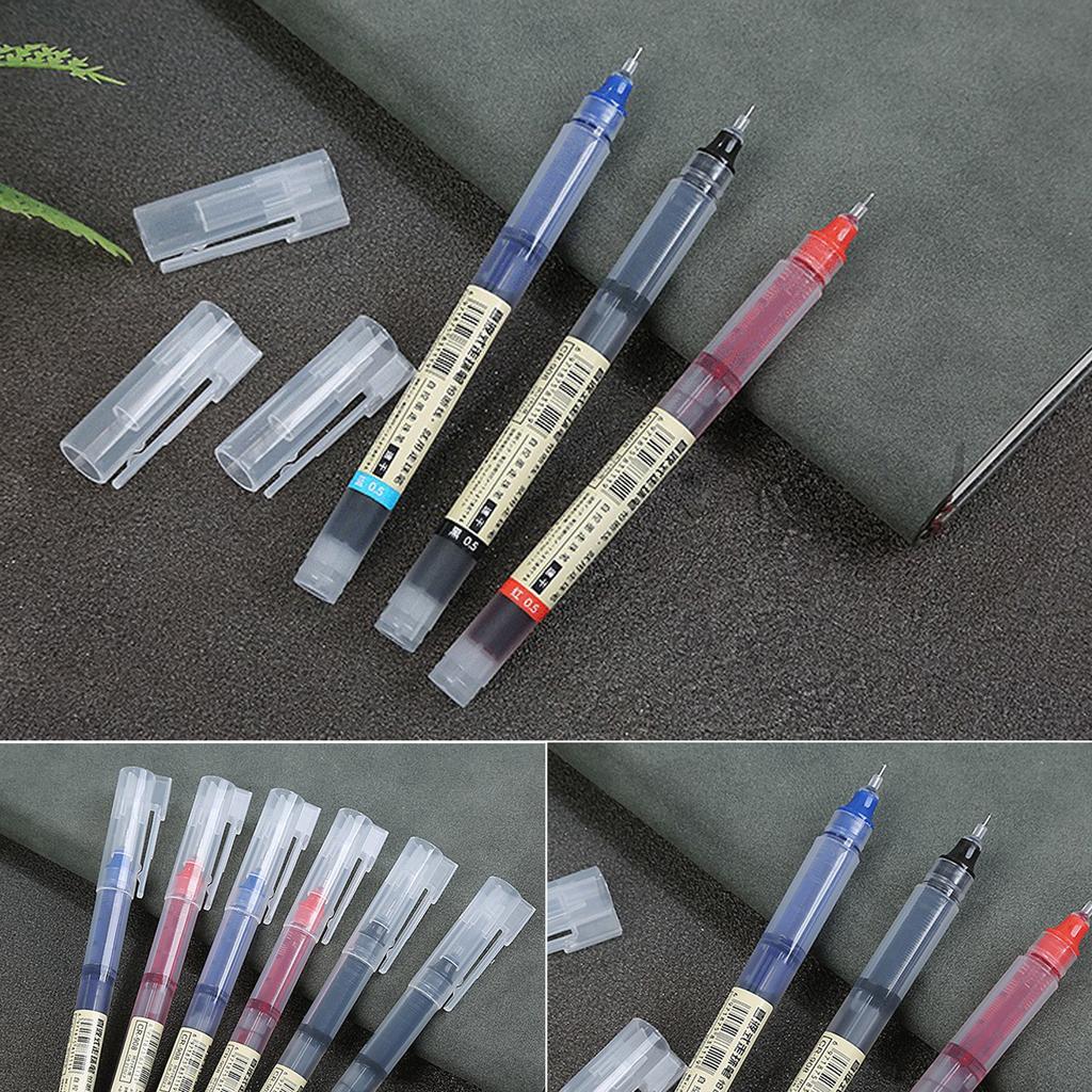Neutral Pen Black/Red/Blue Gel Ink Pen Signing Pen 0.5mm Journaling Pen Quick-Drying Gel Pen School Office Supplies