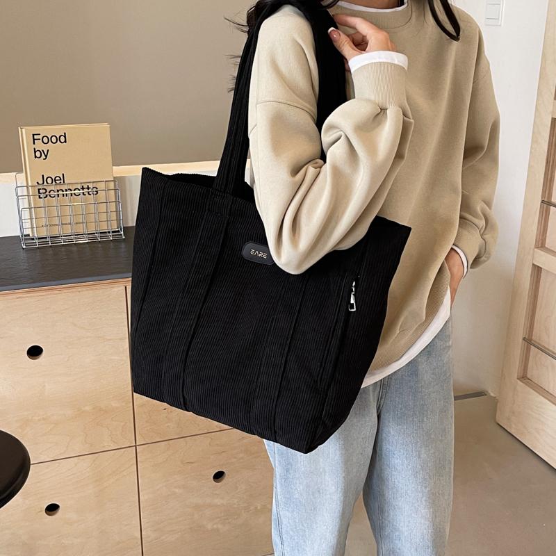 Τσάντα Κοτλέ Γυναικεία Τσάντα ώμου Τσάντα Tote