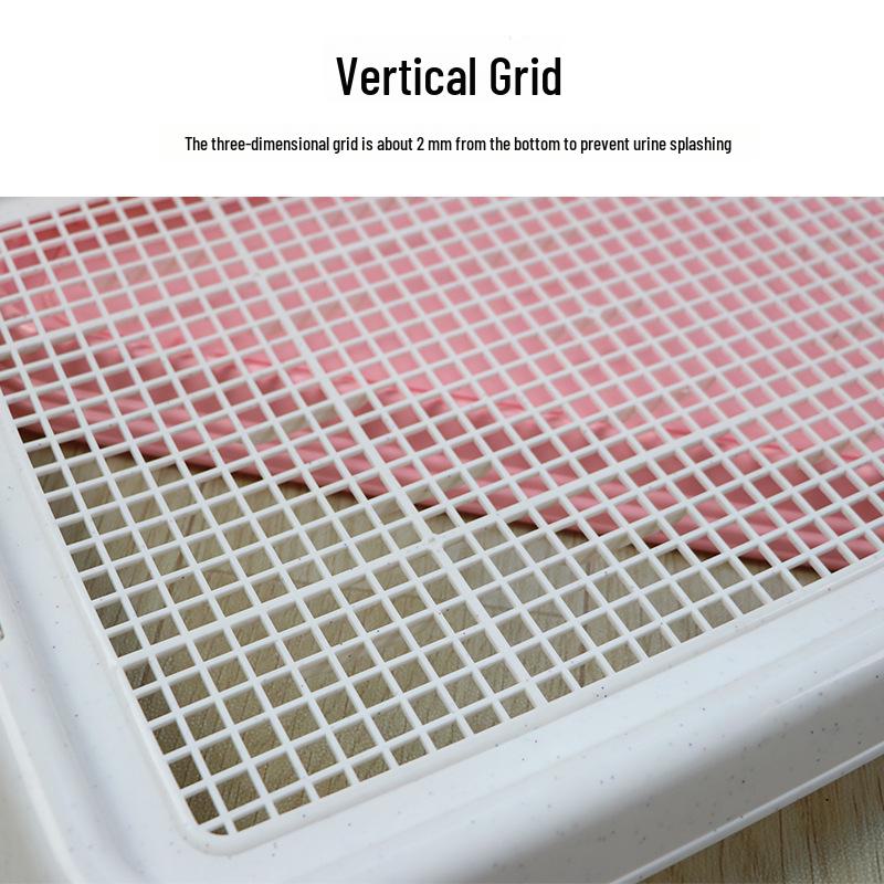 Hundtoalett Gittertyp för Små Hundar och Teddyraser