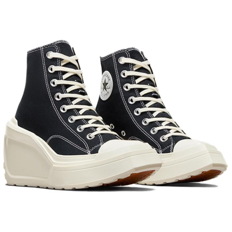 New Chuck 70 Women's Converse De Luxe Wedge 'Black Egret' Women's A06478C