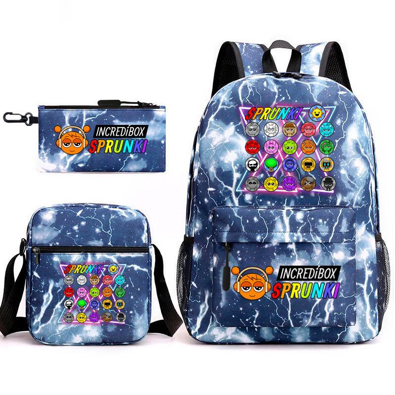 Peripheral Heat Transfer Rhythm Box Cartoon Animation Primary School Students Third Grade Light Load Reduction Large Capacity Backpack L