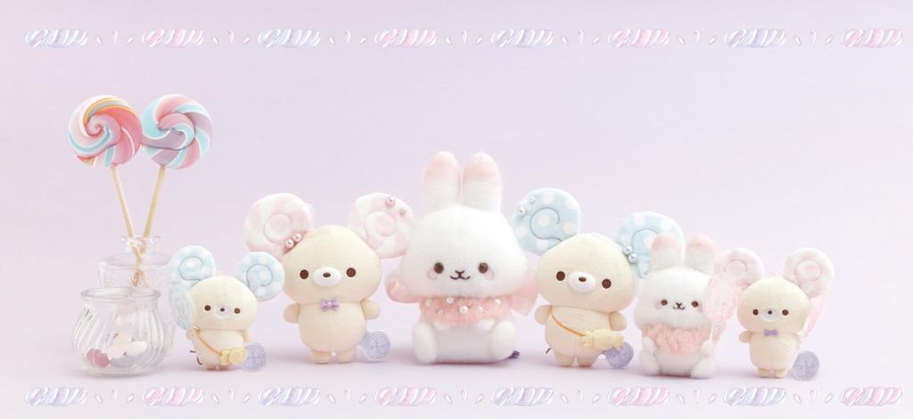 Sugar Cocomoo and Candy Plush H165 X W120 X D115mm San-X "Rory Pop's Day" Toy, MV32201,