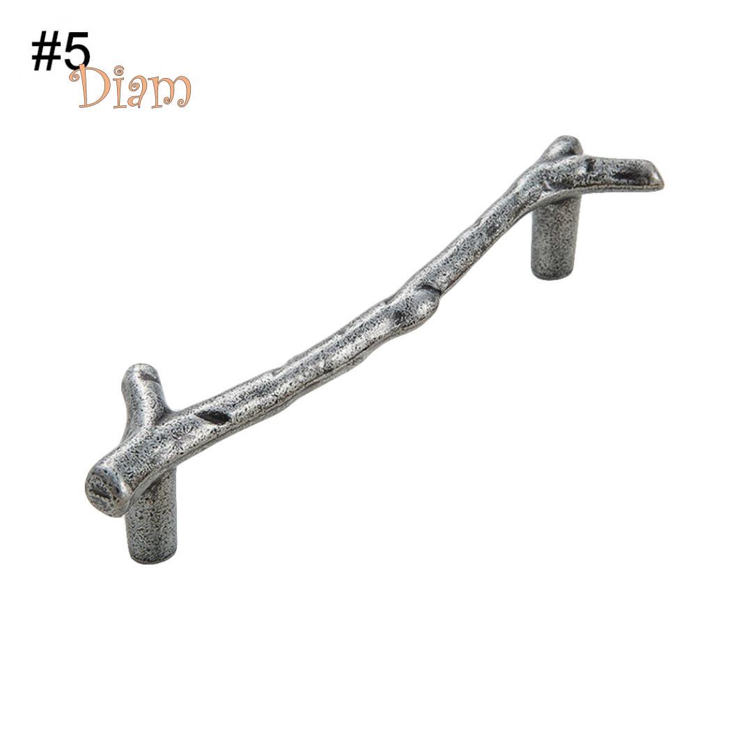 

Lachepper Vintage Modern Metallic Tree Branch Handle Wardrobe Door Grip Indoor Decoration Acc 9.6cm серебряный