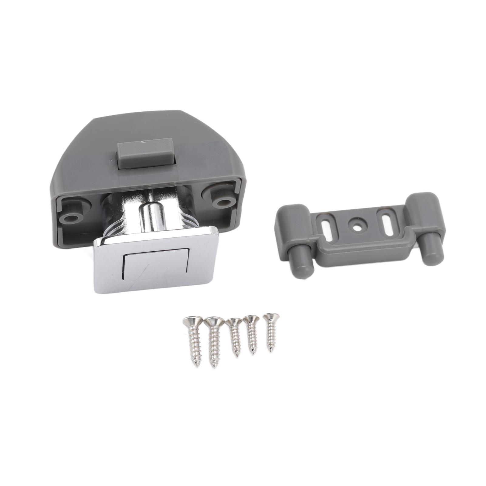 

Push Button Cabinet Latch Zinc Alloy Cabinet Keyless Knobs Locks for RV Cupboard Drawer