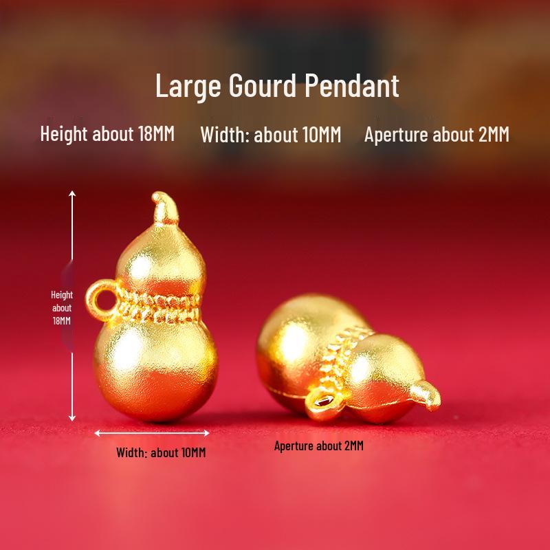 Year of the Horse Sand Gold Non-Fading Drip Oil Beaded DIY Bracelet and Jewelry Accessories.