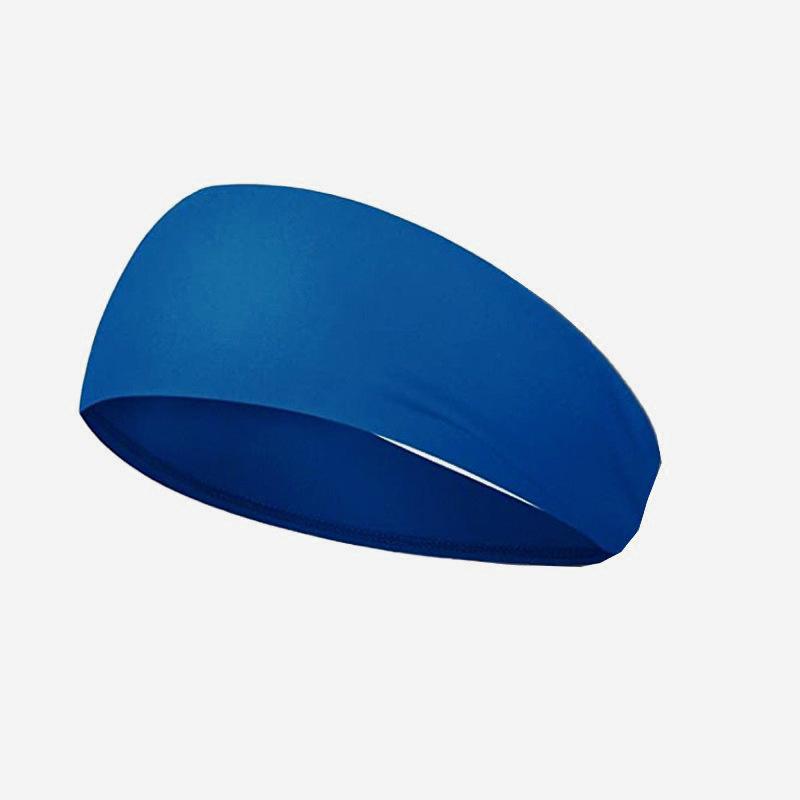 European American Summer Soft Fitness Headbands Running Sports Yoga Sweat-Absorbent Dry Thin Breathable Elastic Polyester Cotton