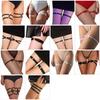 Adjustable Leg Garter Harajuku Elastic Thigh Garter Halloween Cosplay Party Bows/Layered Thigh Rings Garter Belt Gifts
