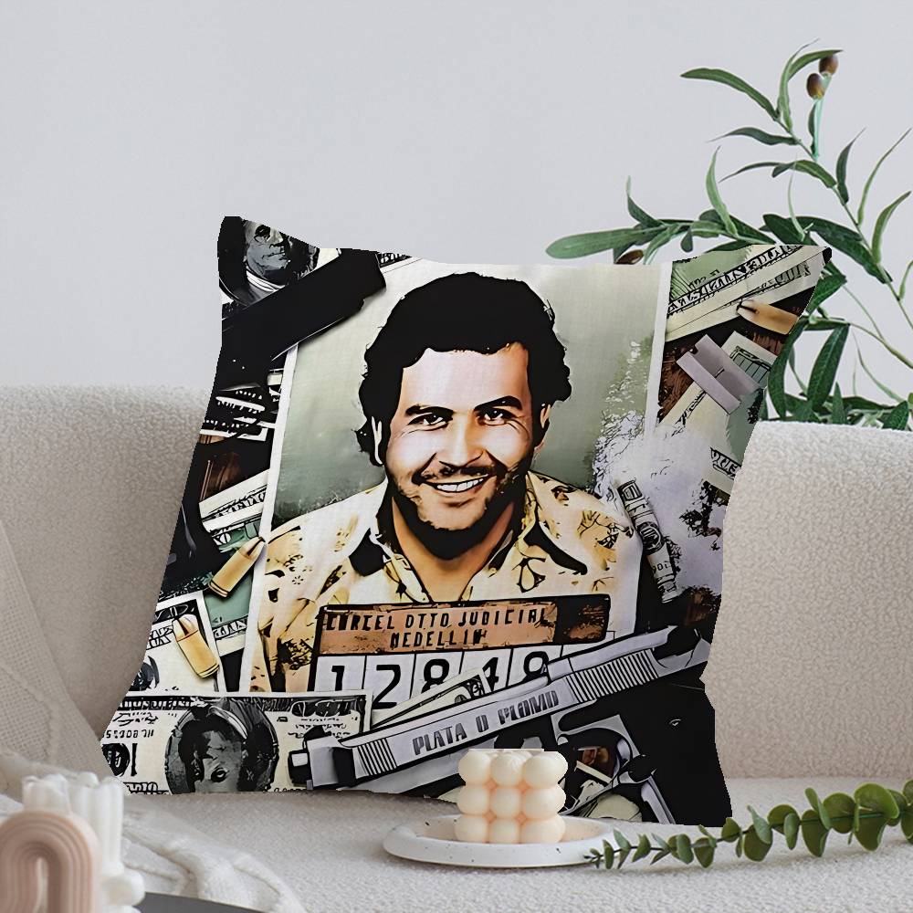 TV Series N-Narcos Cushion Cover Pillowcase Upholstery Sofa Throw Pillow Home Decor Pillowcas