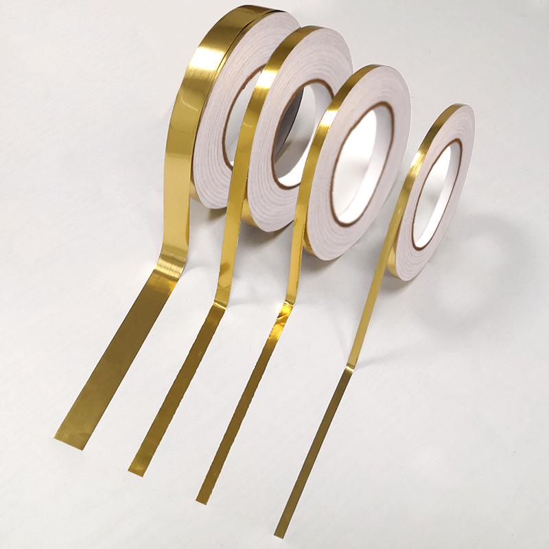 

Gold Self-Adhesive Decorative Metal Edge Strip for Furniture and Cabinets Seam Filler Tape