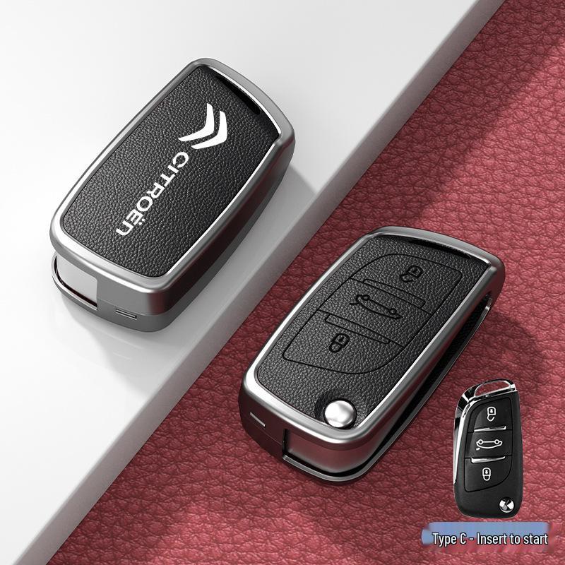 Car Key Cover & Buckle for Citroen C3XR, C4L, Tianyi, C5, C4 Sega, Elysee, C6 Models