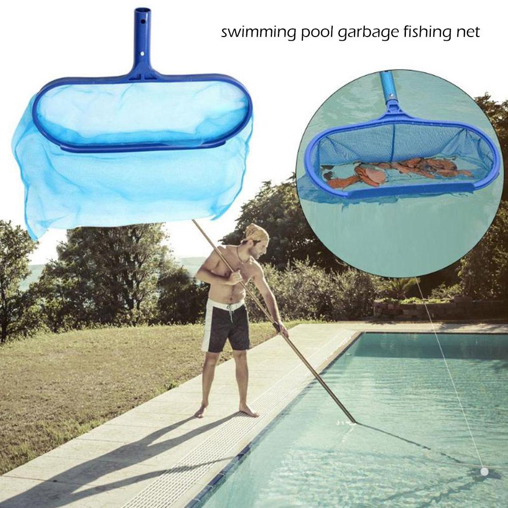 120cm Home Outdoor Pool Cleaning Net Shallow/Deep Water Fishing Net Salvage Mesh Pool Skimmer Leaf Catch Cleaner Accessories New