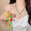 Trend Jewelry Dopamine Colored Apple Strawberry Lemon Fruits Pendant Bead Necklace for Women Y2K Cute Choker Party Necklace