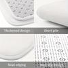 Christmas Bathroom 3Piece Flannel Mat Set Bath Mat Set Toilet Coverushaped Foot Pad Gift Bathroom Decor