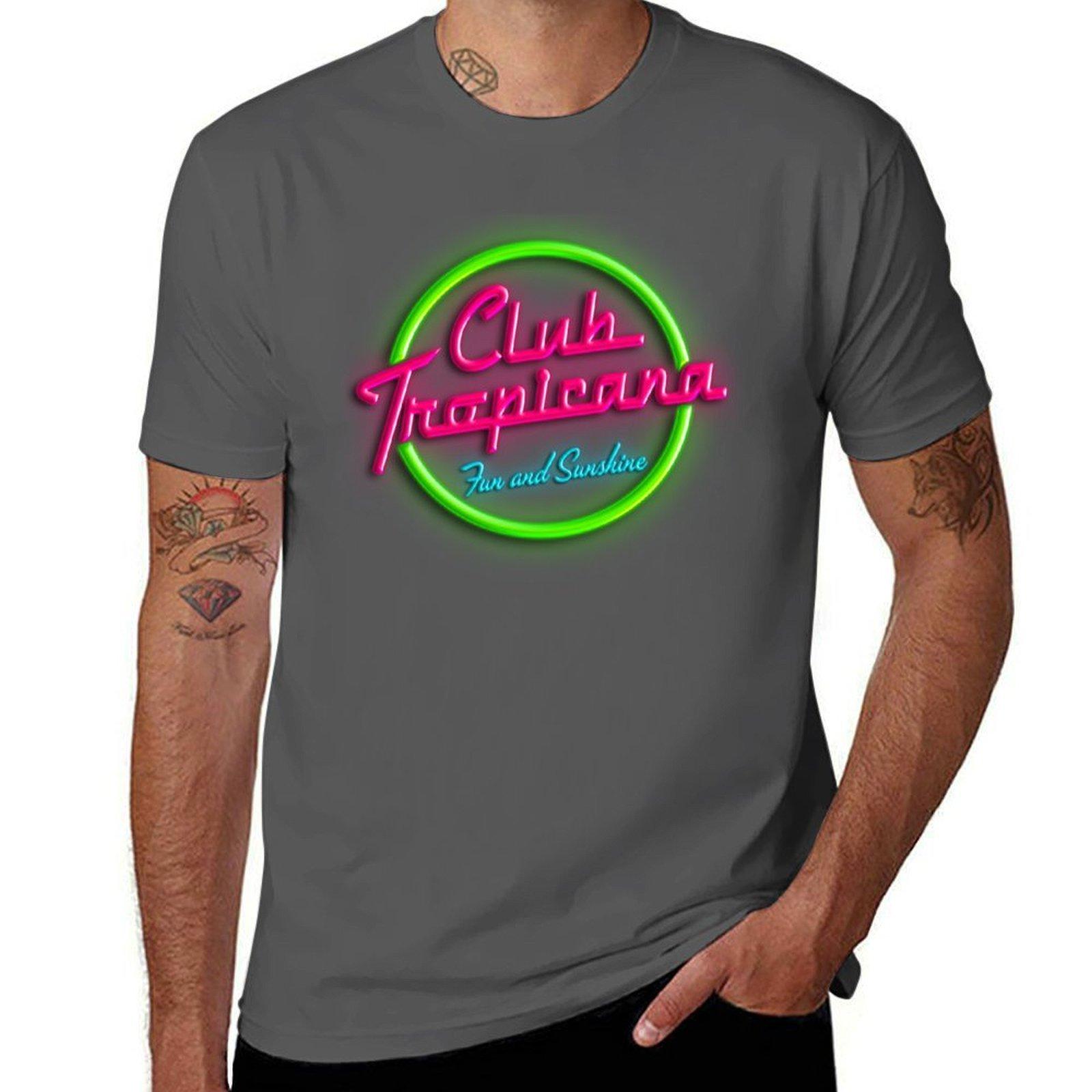 

Club Tropicana T-Shirt essential t shirt cotton t shirt pack man t shirt summer T-Shirt 4XL
