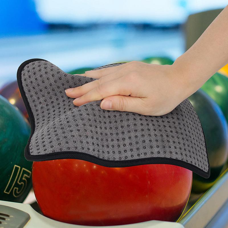 Mikrovláknový čisticí ručník na bowling Protiskluzová bowlingová semišová podložka Pratelný odstraňovač prachu a nečistot Lešticí podložky Vybavení