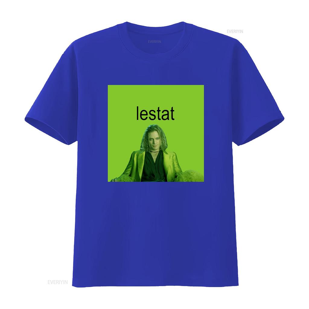 Lestat de Brat Lioncourt Stückgefärbtes T-Shirt Interview mit einem Vampir Vintage Gewaschen Atmungsaktiv Designerkleidung Stilvoll