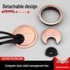 Desktop Cable Management Grommet Cover – Round Hole Sealing & Decoration