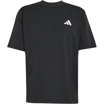 Printed Lightweight Fabric Sports Fitness Crew Neck Short Sleeve T-Shirt Men Tops Black JC5260