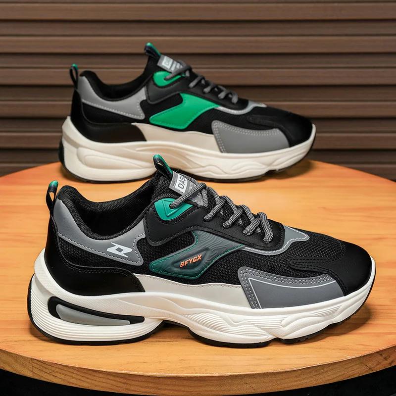 

Breathable Mesh Wear Resistant Sports Running Shoes Are Versatile and Resilient Outdoor Sports Shoes for Casual Wear 44 чёрный