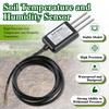 Soil Temperature Humidity Sensor Probe RS485 Output 0-5V 0-10V 4-20mA Analog Soil Moisture Detector Sensors IP68 Protection