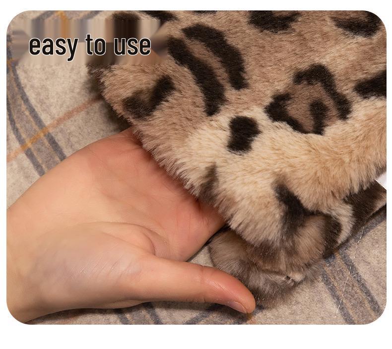 Forest Animal Hand Puppets: Tiger, Elephant, Leopard, and Lamb Figurines for Storytelling and Play