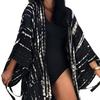 Cardigan Kimono Corto Versatile Ampio Copricostume Vacanza al Mare Maglietta Protezione Solare Sciarpa