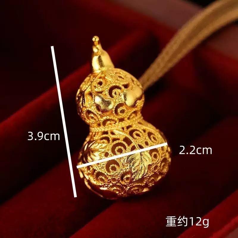 

Alcohol Hollow Maple Leaf Gourd Pendant Necklace Fulu Sweater Chain