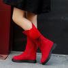 Toddler Infant Kids Baby Princess Velvet  Knot Shoes Fashion Leather Boots Shoes