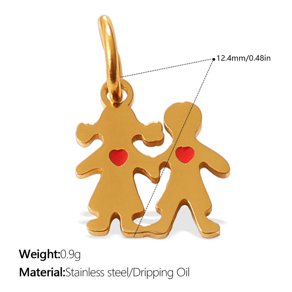 Niche Medical Care Theme, Oil Drop Pendant, First Aid Kit, Tooth Shape, Diamond-Encrusted Jewelry Accessories