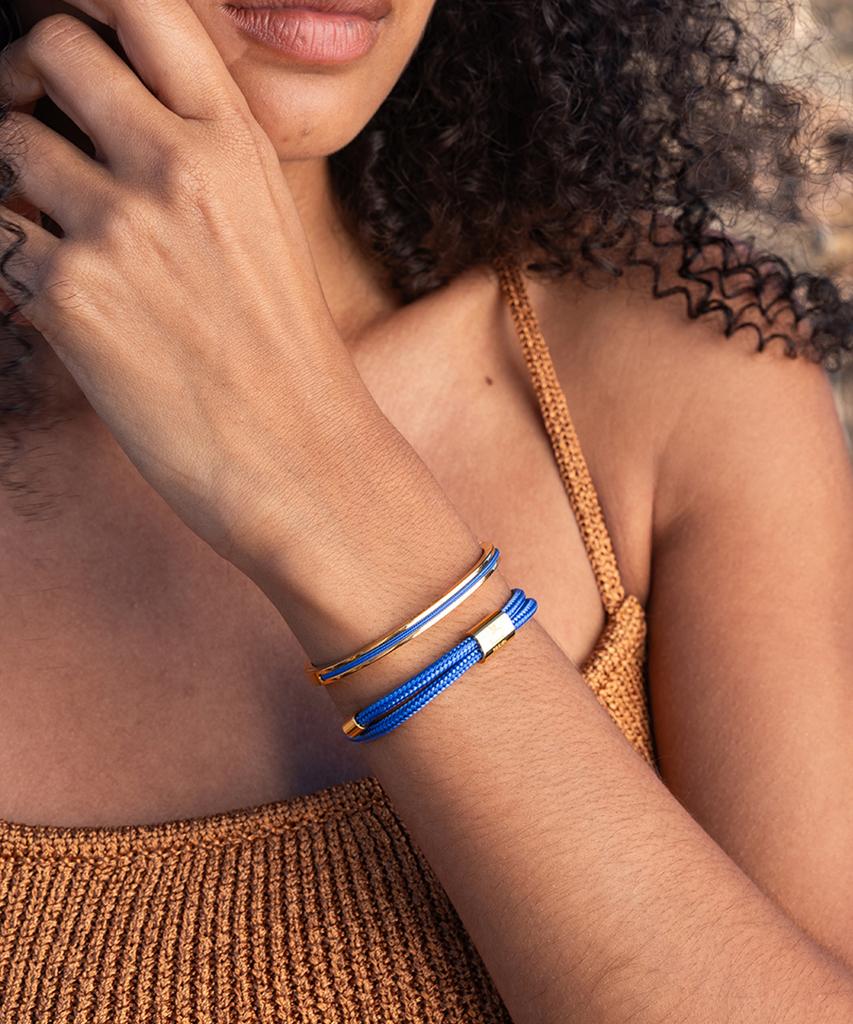 Pig&Hen (Women'S) Maya Lu 4 Bracelet - Royal Blue X Gold