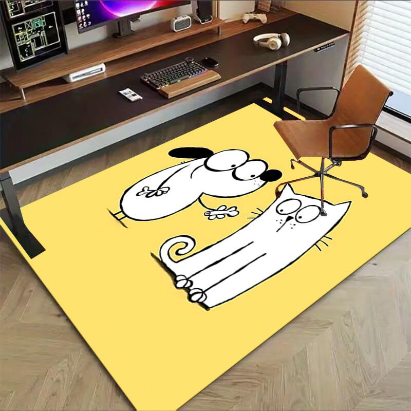 1PC dog cat Extra Large Non Slip Floor carpet, Office, family, bedroom Large Area Rug Indoor Rugs, Vibrant Colors