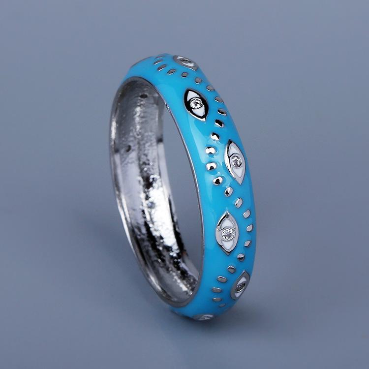 

Мультфильм Леди Кольцо Эмаль Мода Круто Цветной Глаз Кольцо Вечеринка Праздник Свадьба No.10