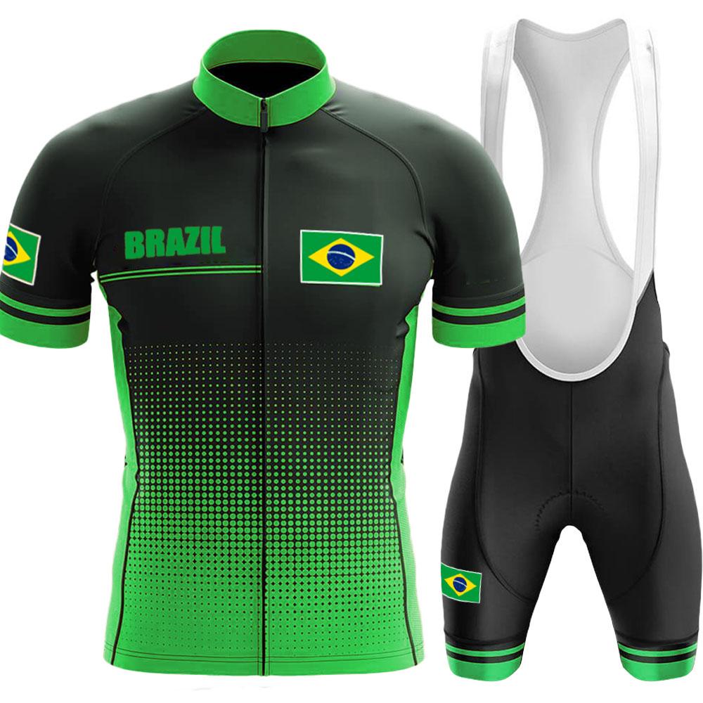 Set Kurzarm Nationalmannschaft Bekleidungssets Rennrad Trikots Anzug Fahrrad Trägerhosen MTB Trikot Sommer Atmungsaktives Radsport Anzug Set 2026