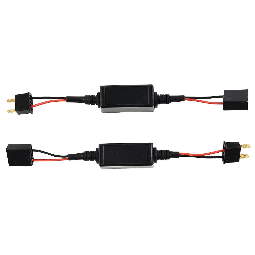 2pcs H7 Headlight LED Canbus Decoder Canceller Error Resistor - Reliable