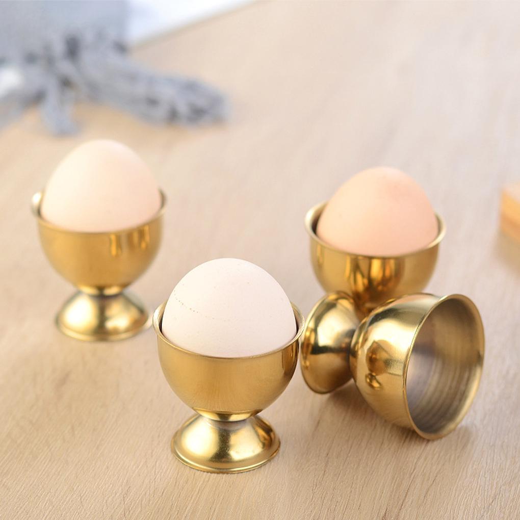 Stainless Steel Eggs Cup Strong And Durable For Boiled Eggs Stainless Steel Boiled Egg Cups