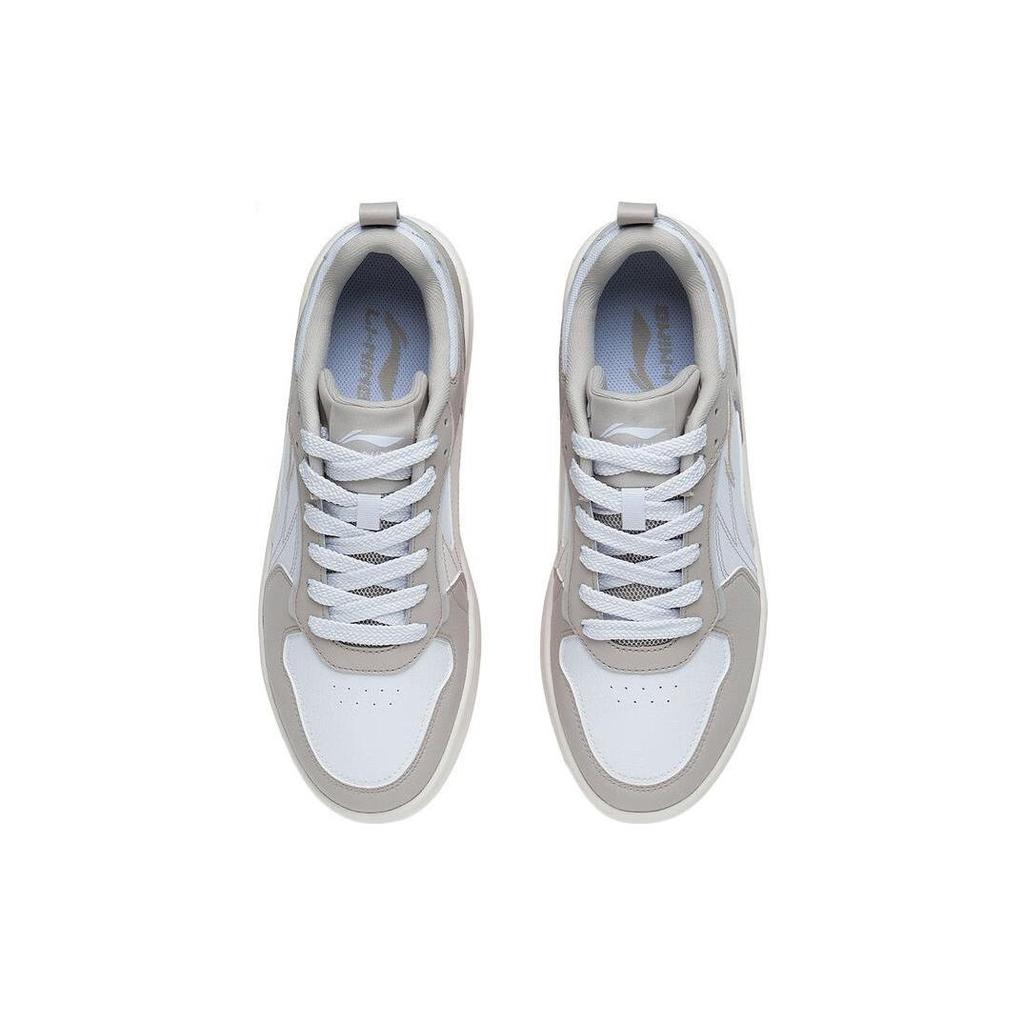 Li Ning Wheat Age Slip Resistant, Abrasion Resistant, Breathable, Height Increasing Low top Skateboard Shoes Men's AGCT147-6