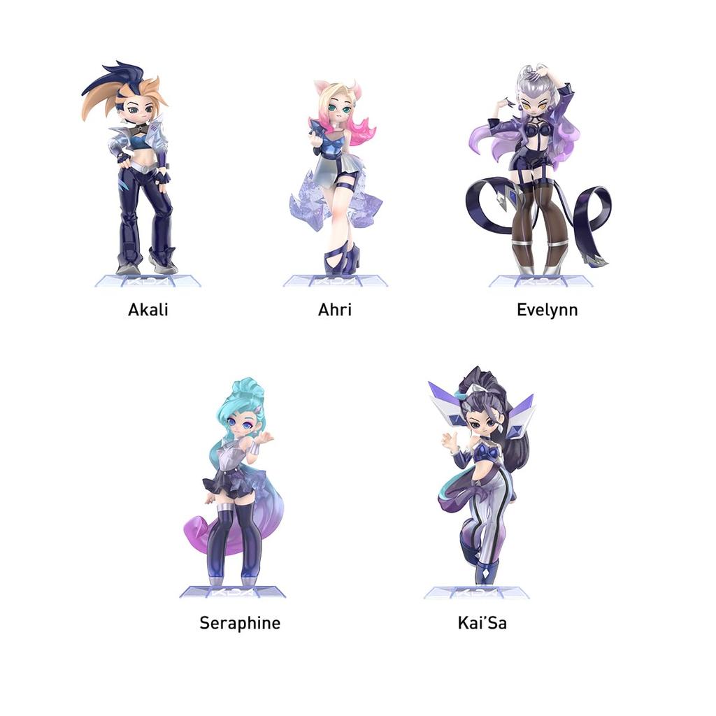 POP MART League of Legends ALL OUT Series Pop Mart Gachapon Blind Box Figure Plastic Model Premium Toy PVC Soft Vinyl Original Character Birthday Gift