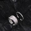 Korean Retro Irregular Openable Tin Foil Ring - Creative Women's Thin Index Finger Accessory