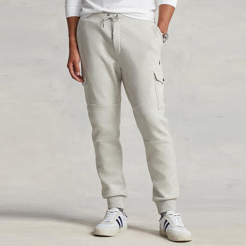 Polo Ralph Lauren Ss23 Pony Embroidered Solid Color Drawstring Sports Pants Men Bottoms Light-Gray MNPOPNT14A20098-020