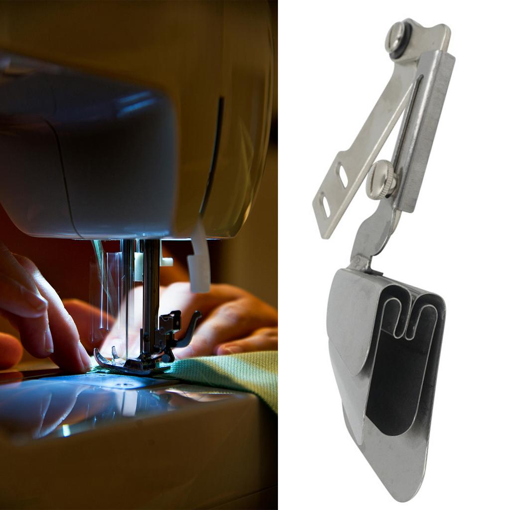 Picior Crimper pentru Tivit Mașină de Cusut pentru Material Subțire și Gros Matlasare Patchwork Cusături Strat Dublu Picior Presor