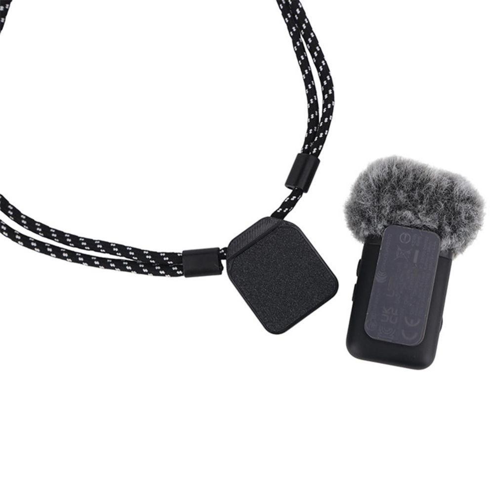 Adjustable Microphone Neck Strap Lightweight Neck Hanging Bracket for DJI Mic Mini 2/Mic 2