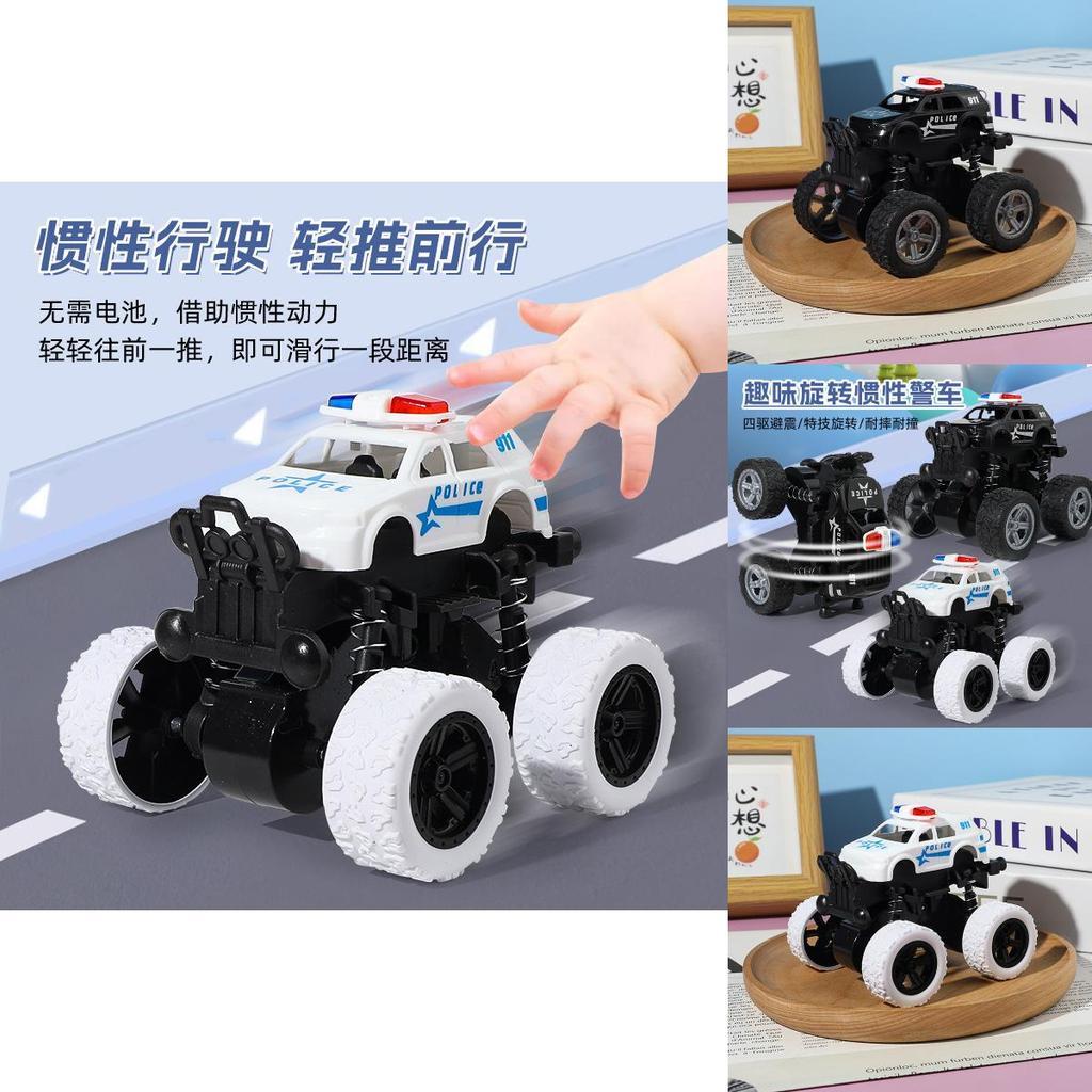 Off Road Police Car Toy With Inertia Drive For Kids Outdoor Play