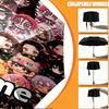 Custom Name Personalized Demon Slayer Print Umbrella, Auto Open Close, 8‑Rib Sturdy Frame, Commute Camping Hiking Use, Birthday Gift