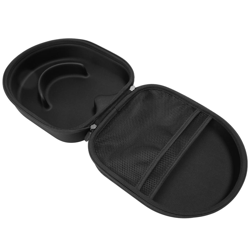 Headphone Case Waterproof Hard Shell Inner Mesh Pocket Protective Air Purifying Headset Carry Bag wi