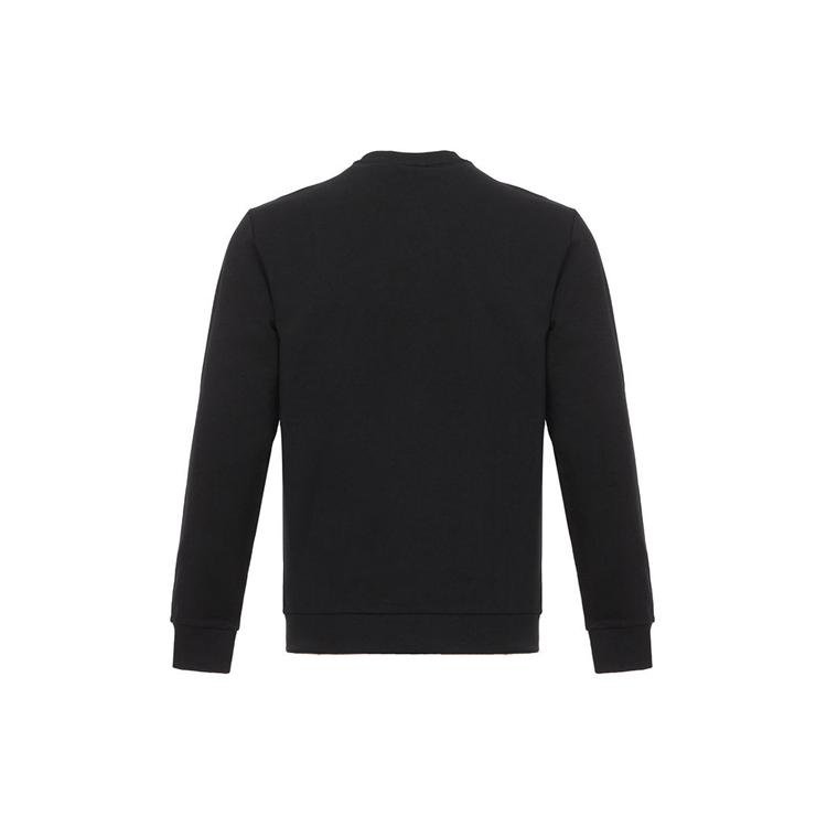 Emporio Armani Sweatshirts Men's Black Crew Neck Moderate Regular 6Z1MB3-1J07Z-0999