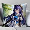 Pela Anime Hhonkai Star Rail Pillow Case Fashion Square Pillowcase Bedroom Sofa Room Ins Decoration Leisure