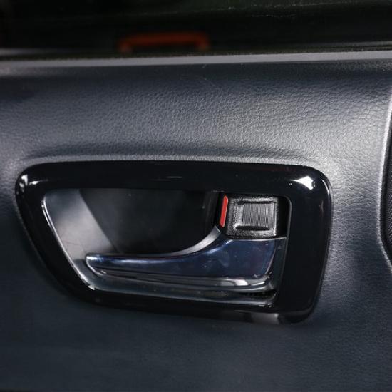 Fit For Toyota Tacoma 2016- Black ABS Interior Door Handle Bowl Trim