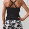 Women's Printed Tankini High Waist Split Boxer Shorts Plus Size Bikini