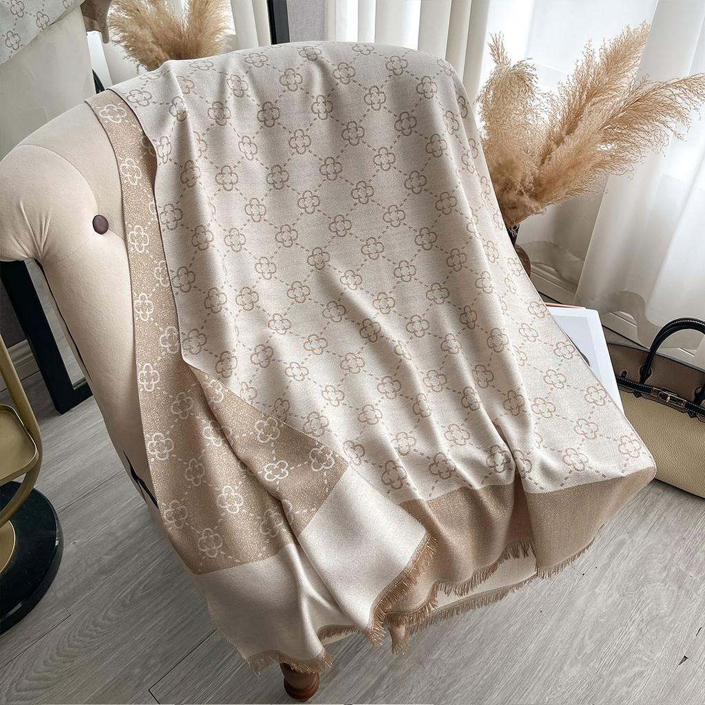 Elegant Ladies Muslim Hijab Golden Thread Scarves With Spring and Autumn Sun Protection Scarf Decoration Shawl Wrap Headscarf